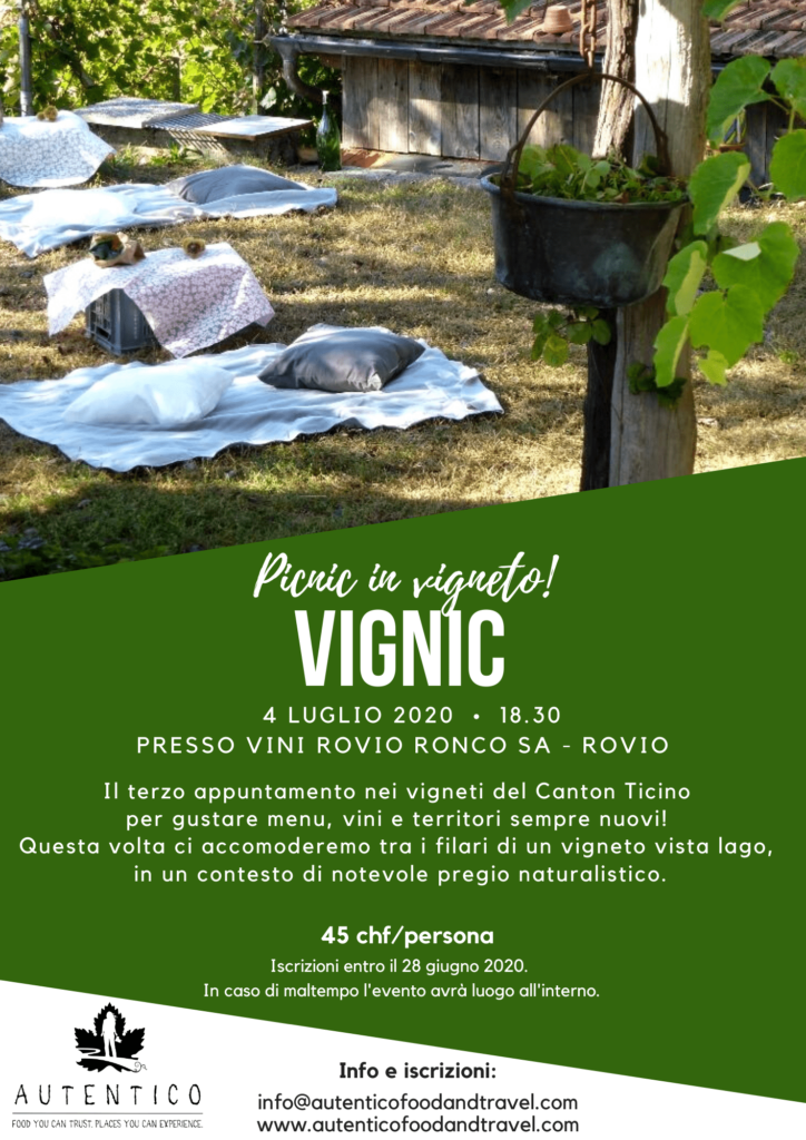 VIGNIC-Picnic in vigneto! @Autentico_locandina
